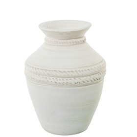 Vase Alexandra House Living White Ceramic 26 x 35 cm by Alexandra House Living, Vases - Ref: D1629461, Price: 35,44 €, Discou...