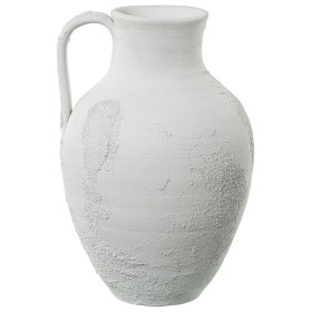 Vaso Alexandra House Living Branco Cinzento Cerâmica 24 x 26 x 39 cm de Alexandra House Living, Jarrões - Ref: D1629464, Preç...