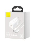 Chargeur mural Baseus Super Si Blanc 25 W | Tienda24 Tienda24.eu