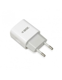 Chargeur Mural + Câble Lightning MFI KSIX Apple-compatible 2.4A USB iPhone | Tienda24 Tienda24.eu