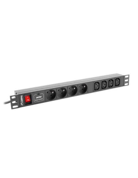 Multipresa 8 Prese con Interruttore Lanberg PDU-04E04I-0200-IEC-BK da Lanberg, Energia solare ed eolica - Ref: S9118250, Prec...