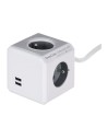 Regleta Enchufes Cubo Allocacoc PowerCube Extended USB E(FR) (3 m) | Tienda24 Tienda24.eu