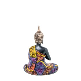 Statua Decorativa Alexandra House Living Acrilico Plastica Melammina Buddha 16 x 11 x 22 cm di Alexandra House Living, Oggett...