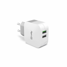 Battery charger Celly TC2USBTURBO White by Celly, Chargers - Ref: S7762264, Price: 17,48 €, Discount: %