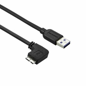 Câble USB vers micro USB Startech USB3AU1MLS Noir 1 m de Startech, Câbles USB - Réf : S7769356, Prix : 15,73 €, Remise : %