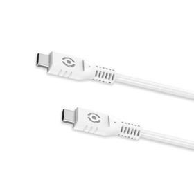 Cable USB C Celly USBCUSBCWH Blanco 1 m de Celly, Cables USB - Ref: S7769465, Precio: 9,56 €, Descuento: %