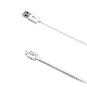 Cable USB a Lightning Celly USBIP52M 2 m Blanco de Celly, Cables Lightning - Ref: S7769486, Precio: 17,94 €, Descuento: %