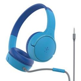 Headphones with Microphone Belkin AUD004BTBL Blue by Belkin, PC Headsets - Ref: S7772481, Price: 27,82 €, Discount: %