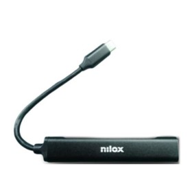 Hub USB Nilox NXHUBUSBC11 Noir de Nilox, Hubs USB - Réf : S7776063, Prix : 9,73 €, Remise : %