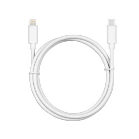 Cable USB-C a Lightning CoolBox Blanco 1 m de CoolBox, Cables Lightning - Ref: S7779119, Precio: 5,60 €, Descuento: %