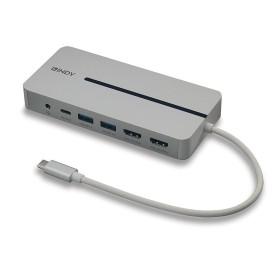 Dockstation LINDY 43360 Grey by LINDY, USB hubs - Ref: S7779793, Price: 87,34 €, Discount: %