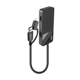 Hub USB LINDY 43354 Noir de LINDY, Hubs USB - Réf : S7779924, Prix : 73,42 €, Remise : %