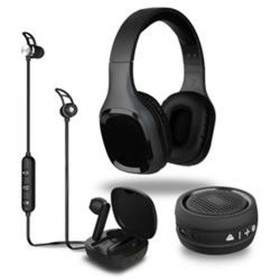 Auriculares com microfone Denver Electronics BTC-413 Preto de Denver Electronics, Auriculares com microfones - Ref: S7780190,...