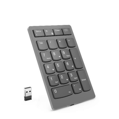 Teclado numérico Lenovo 4Y41C33791 Negro Gris | Tienda24 - Global Online Shop Tienda24.eu