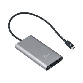 Adaptateur HDMI i-Tec TB3DUAL4KHDMI Thunderbolt 3 de i-Tec, Adaptateurs USB - Réf : S7783197, Prix : 115,60 €, Remise : %