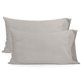 Pillowcase set HappyFriday Grey 50 x 75 cm 2 Pieces by HappyFriday, Sheets and pillowcases - Ref: D1629781, Price: 14,85 €, D...