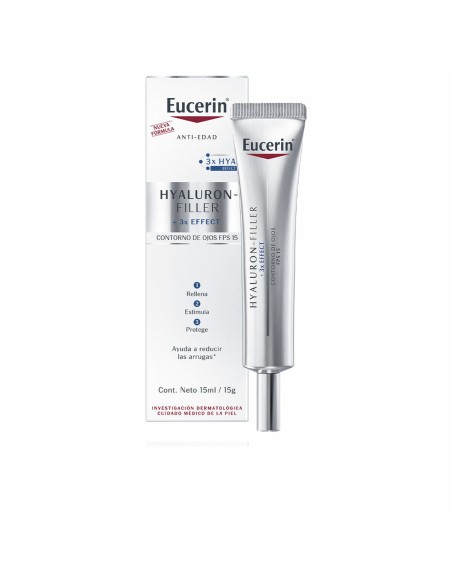 Crème anti-âge pour le contour de l'œil Eucerin Hyaluron Filler 15 ml | Tienda24 Tienda24.eu