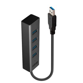 Hub USB LINDY 43324 Noir de LINDY, Hubs de réseau - Réf : S7791476, Prix : 19,99 €, Remise : %