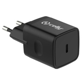 Wall Charger Celly PLTC1USBC30W Black 30 W by Celly, Chargers - Ref: S7791566, Price: 22,88 €, Discount: %