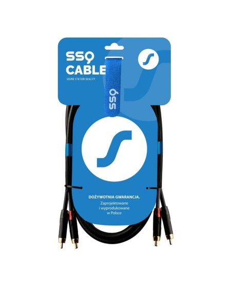 Kabel 2 x RCA Sound station quality (SSQ) SS-1433 3 m | Tienda24 Tienda24.eu