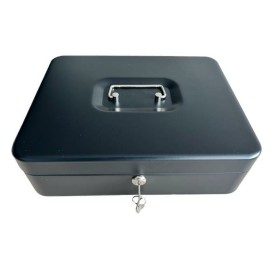 Safe-deposit box Micel CFC09 M13399 Black Steel 25 x 18 x 9 cm | Tienda24 - Global Online Shop Tienda24.eu