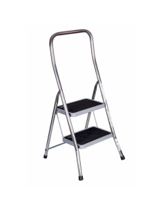 Klappbare Leiter Weiß Schwarz Grau Metall 38 x 50 x 84 cm (6 Stück) | Tienda24 Tienda24.eu