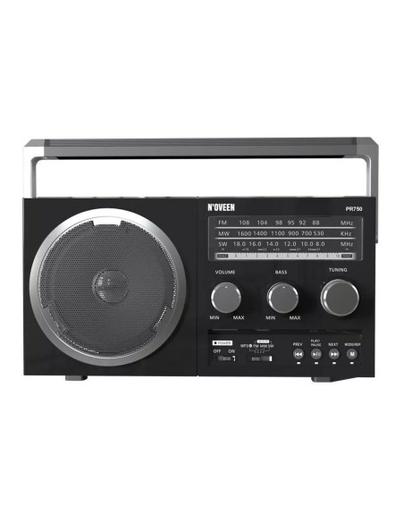 Radio N'oveen PR750 Black | Tienda24 Tienda24.eu