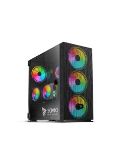 ATX Semi-tower Box Nox Hummer Horus Black E-ATX | Tienda24 Tienda24.eu