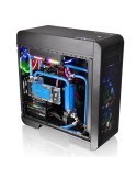 Boîtier ATX semi-tour THERMALTAKE Core V71 Tempered Glass Edition Bleu Noir | Tienda24 Tienda24.eu