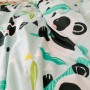 Duvet cover set HappyFriday Blue Single Panda bear 2 Pieces by HappyFriday, Quilts and quilt covers - Ref: D1629816, Price: 4...