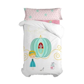 Parure de couette HappyFriday Multicouleur Lit 1 persone Cendrillon 2 Pièces de HappyFriday, Couettes et housses de couette -...