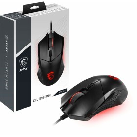 Mouse MSI Clutch GM08 Nero Rosso di MSI, Mouse - Rif: S7804840, Prezzo: 22,60 €, Sconto: %