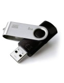 Memória USB GoodRam UTS2 USB 2.0 Preto Preto/Prateado Prateado 8 GB | Tienda24 Tienda24.eu