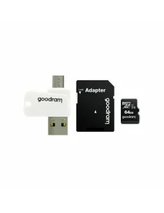 Scheda Di Memoria Micro SD con Adattatore GoodRam M1A4 All in One Nero 128 GB UHS-I da GoodRam, Chiavette USB - Ref: S9122090...