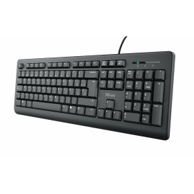 Clavier Trust Taro Noir Espagnol Qwerty de Trust, Claviers - Réf : S7805401, Prix : 21,59 €, Remise : %