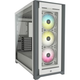 Boîtier ATX semi-tour Corsair iCUE 5000X RGB Blanc de Corsair, Boîtiers pour ordinateurs de bureau - Réf : S7806297, Prix : 2...