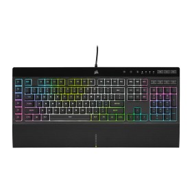 Tastatur Corsair K55 RGB PRO XT Qwerty Spanisch von Corsair, Tastaturen - Ref: S7806858, Preis: 74,06 €, Rabatt: %