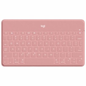 Clavier Logitech Keys-To-Go Rose Espagnol Qwerty de Logitech, Claviers - Réf : S7807603, Prix : 83,05 €, Remise : %