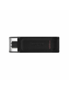 Memoria USB Kingston IKVP50/8GB Llavero Negro Azul | Tienda24 Tienda24.eu