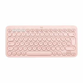 Tastatur Logitech 920-010400 Rosa Qwerty Spanisch von Logitech, Tastaturen - Ref: S7808200, Preis: 59,02 €, Rabatt: %