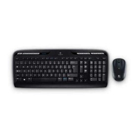 Keyboard and Wireless Mouse Logitech MK330 Black Spanish Qwerty by Logitech, Keyboard & Mouse Sets - Ref: S7808556, Price: 52...