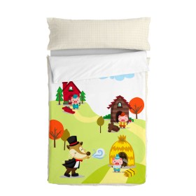 Bettbezug ohne Füllung. HappyFriday Moshi Moshi Cute Llamas Bunt 90 x 200 cm | Tienda24 - Global Online Shop Tienda24.eu