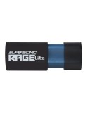 USB stick Patriot Memory Supersonic Rage Lite Black Black/Blue 32 GB | Tienda24 Tienda24.eu