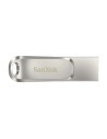 Clé USB SanDisk Ultra Dual Drive Luxe Argenté Acier 256 GB | Tienda24 Tienda24.eu