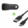 Caricabatterie per Auto USB Universale + Cavo USB C Belkin Playa | Tienda24 - Global Online Shop Tienda24.eu