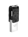 USB stick Silicon Power Mobile C31 Black/Silver 32 GB | Tienda24 Tienda24.eu