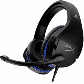 Auricolari con Microfono Gaming Hyperx HyperX Cloud Stinger PS5-PS4 Nero/Blu Azzurro Nero di Hyperx, Cuffie e accessori - Rif...