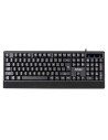 Tastatur Activejet K-3255 Schwarz Schwarzweiß QWERTY | Tienda24 Tienda24.eu