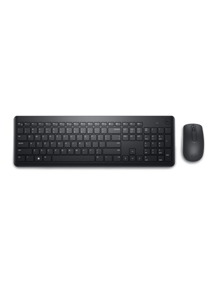 Tastatur mit Maus Dell KM3322W Qwerty US Schwarz QWERTY | Tienda24 Tienda24.eu