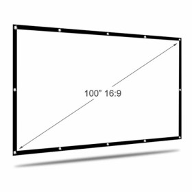 Projection Screen iggual IGG318133 100" by iggual, Accessories for projectors - Ref: S7813315, Price: 28,11 €, Discount: %